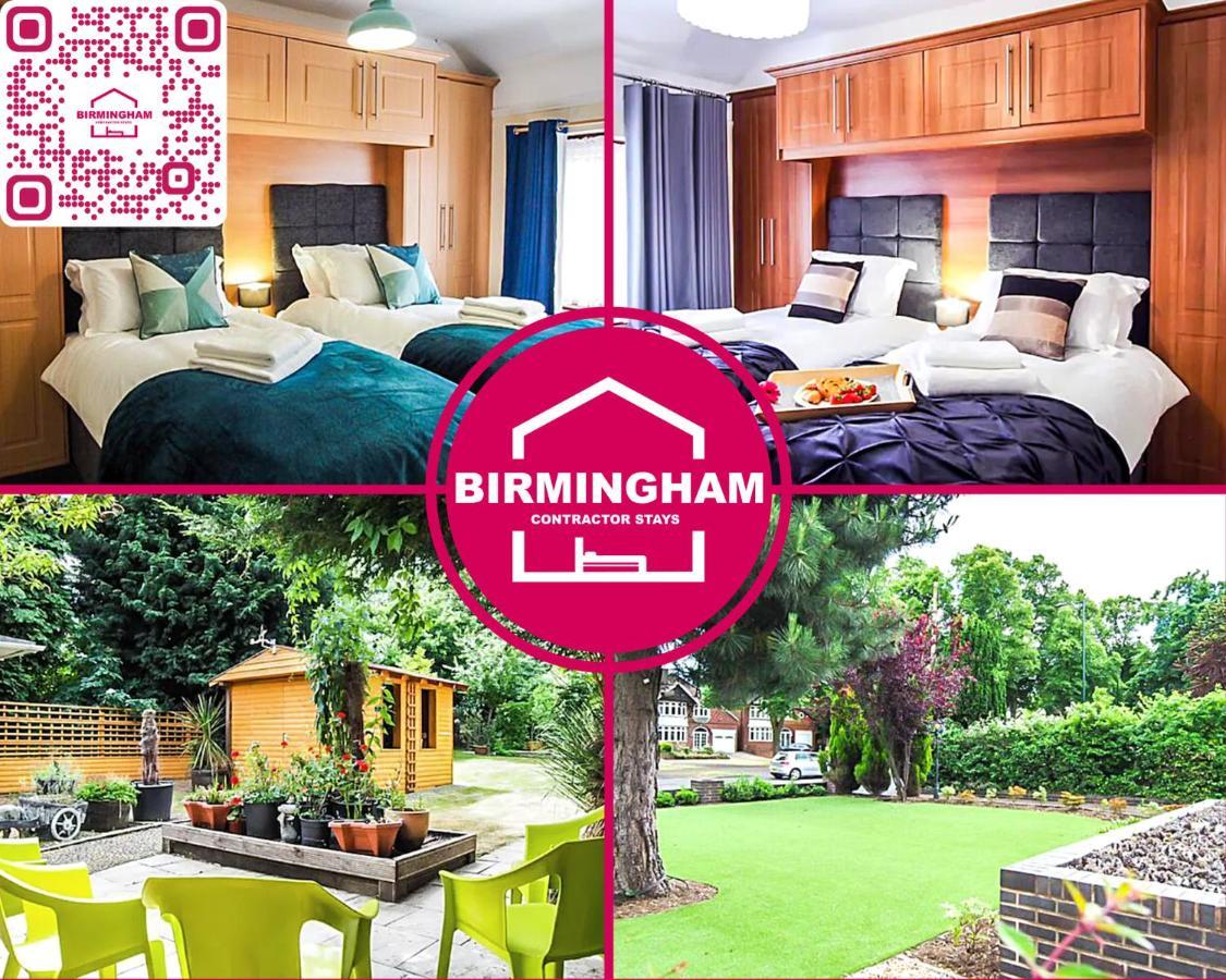 Solihull Stunning 4 Bedroom Home 6 Beds Parking For 2-3 Cars Or Vans Birmingham Exterior photo